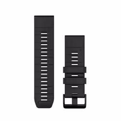 Fenix 8, 26mm, QuickFit Black Silicone Band