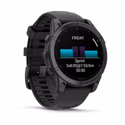 Garmin Fenix E 3.3 cm (1.3") AMOLED 47 mm Digital 454 x 454 pixels Touchscreen Black Wi-Fi GPS (satellite)