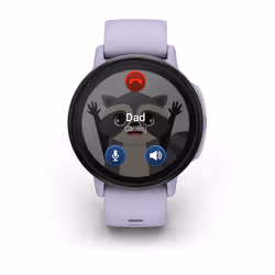 Garmin Bounce 010-03399-01 smartwatch / sport watch 3.05 cm (1.2") AMOLED 43 mm Digital 390 x 390 pixels Touchscreen Purple Wi-Fi GPS (satellite) - Additional view 2