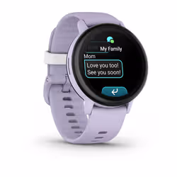 Garmin Bounce 010-03399-01 smartwatch / sport watch 3.05 cm (1.2") AMOLED 43 mm Digital 390 x 390 pixels Touchscreen Purple Wi-Fi GPS (satellite) - Additional view 3