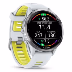 Garmin Forerunner 970 3.56 cm (1.4") AMOLED Digital 454 x 454 pixels Touchscreen White Wi-Fi GPS (satellite) - Additional view 3