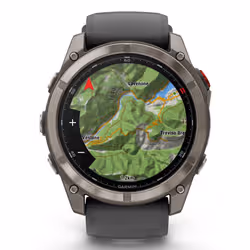 Garmin fēnix 8 Pro 3.56 cm (1.4") AMOLED 51 mm Digital 454 x 454 pixels Touchscreen Graphite, Titanium Wi-Fi GPS (satellite) - Additional view 6