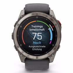 Garmin fēnix 8 Pro 3.56 cm (1.4") AMOLED 51 mm Digital 454 x 454 pixels Touchscreen Graphite, Titanium Wi-Fi GPS (satellite) - Additional view 7