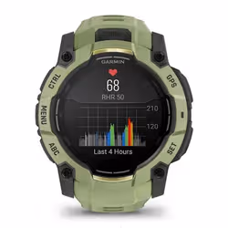 Garmin Instinct 3 AMOLED 3.3 cm (1.3") 50 mm Digital 416 x 416 pixels Touchscreen Green, Grey GPS (satellite) - Additional view 8