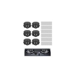 6 Pieces Stove Knob Covers Clear Universal Gas Safety Covers Stove knob Covers Security Guards Oven Knob Covers Plastic Gas Stove Knob Cover for Oven