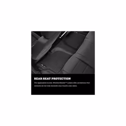 Husky Liners 13941 Fits 2005-15 Toyota Tacoma Access Cab/Double Cab  2005-14 Toyota Tacoma Standard Cab Weatherbeater Front Floor Mats   Black
