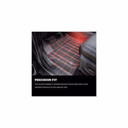 Husky Liners - 53471 Fits 2015-19 Ford F-150 SuperCrew X-act Contour 2nd Seat Floor Mat Footwell Coverage Black