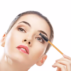 300 Pack Mascara Wands Disposable Eye Lash Brushes Eyebrow Brush Applicator for Eyelash Extensions Makeup Tool Kit  Gold/Black