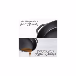 Pre-Seasoned Cast Iron Skillet 12.5 Inch by Fresh Australian Kitchen. Oven Safe Cookware, Perfect Camping, Indoors and Outdoor Pan.