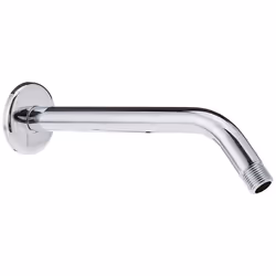 hansgrohe Extended Length 9-inch Modern Showerarm in Chrome for Wall Mount Showerhead 04186003