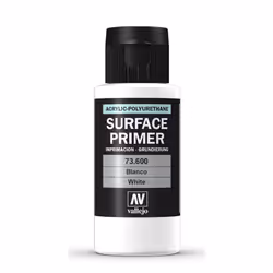 Vallejo 73.600, Base paint primer, Metal, Polyvinyl chloride (PVC), Wood, Ready mixed, White, 60 L, 1 pc(s)