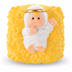 Mattel BLV77, Fisher Price, Little People nativity play set, stationar