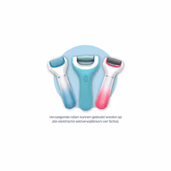 Scholl Velvet Smooth Express Pedi Crystal Diamonds Extra Exfoliating Grains Replacement 2Â Rolls by Scholl