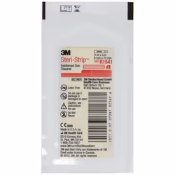 3M Steri-Strip Reinforced Skin Closures, 6mm x 75mm, Pack of 12 (4 x 3 strips)