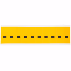 Brady 1534-DSH, Black, Yellow, Rectangle, Permanent, Black on yellow, Universal, Vinyl