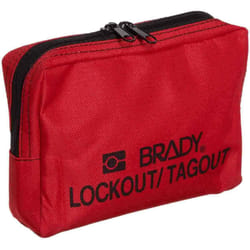 Brady 051172 lockout tagout device Black, Red Nylon