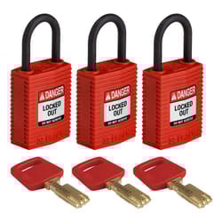 Brady SafeKey Conventional padlock 3 pc(s)