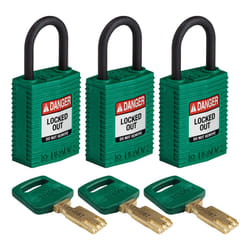 Brady SafeKey Conventional padlock 3 pc(s)