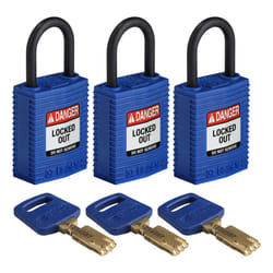 Brady SafeKey Conventional padlock 3 pc(s)