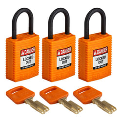 Brady SafeKey Conventional padlock 3 pc(s)