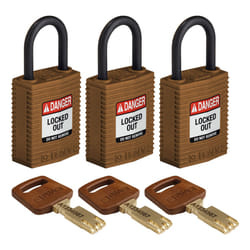Brady SafeKey Conventional padlock 3 pc(s)