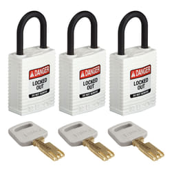 Brady SafeKey Conventional padlock 3 pc(s)