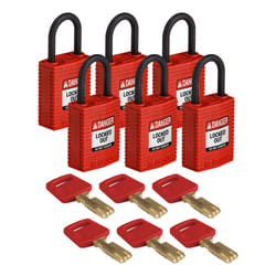 Brady SafeKey Conventional padlock 6 pc(s)