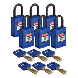 Brady SafeKey Conventional padlock 6 pc(s)