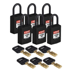 Brady SafeKey Conventional padlock 6 pc(s)