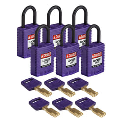 Brady SafeKey Conventional padlock 6 pc(s)