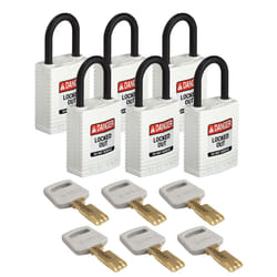 Brady SafeKey Conventional padlock 6 pc(s)
