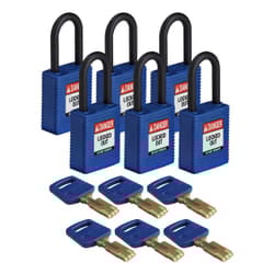 Brady SafeKey Conventional padlock 6 pc(s)