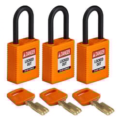 Brady SafeKey Conventional padlock 3 pc(s)