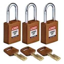 Brady SafeKey Conventional padlock 3 pc(s)