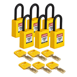 Brady SafeKey Conventional padlock 6 pc(s)