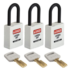 Brady SafeKey Conventional padlock 3 pc(s)