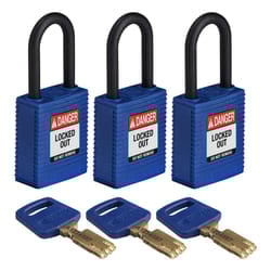 Brady SafeKey Conventional padlock 3 pc(s)