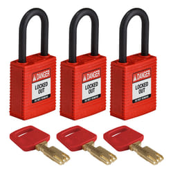 Brady SafeKey Conventional padlock 3 pc(s)
