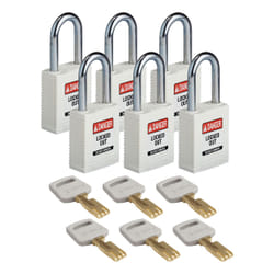Brady SafeKey Conventional padlock 6 pc(s)