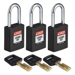 Brady SafeKey Conventional padlock 3 pc(s)