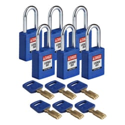 Brady SafeKey Conventional padlock 6 pc(s)