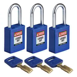 Brady SafeKey Conventional padlock 3 pc(s)