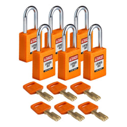 Brady SafeKey Conventional padlock 6 pc(s)
