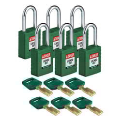 Brady SafeKey Conventional padlock 6 pc(s)