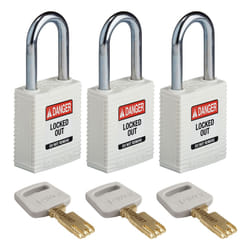 Brady SafeKey Conventional padlock 3 pc(s)