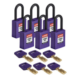 Brady SafeKey Conventional padlock 6 pc(s)