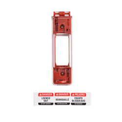 Brady - 65392 Wall Switch Lockout (Pack of 1) Red  Small