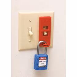 Brady - 65392 Wall Switch Lockout (Pack of 1) Red  Small