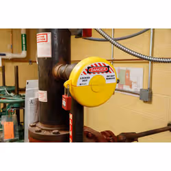 Brady Red PP Adjustable Gate Valve Lockout, 6.5mm Shackle, 165mm Attachment - Additional view 3
