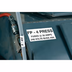 Brady 76614 printer label White Self-adhesive printer label
